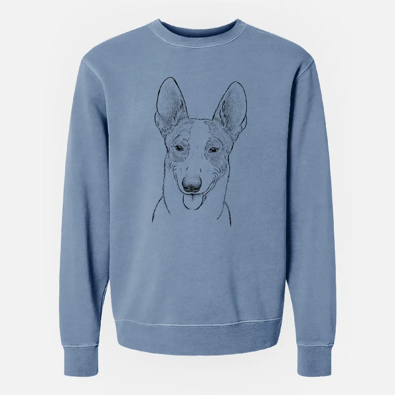 Deep Discounts Bare Berlin the Carolina Dog - Unisex Pigment Dyed Crew Sweatshirt