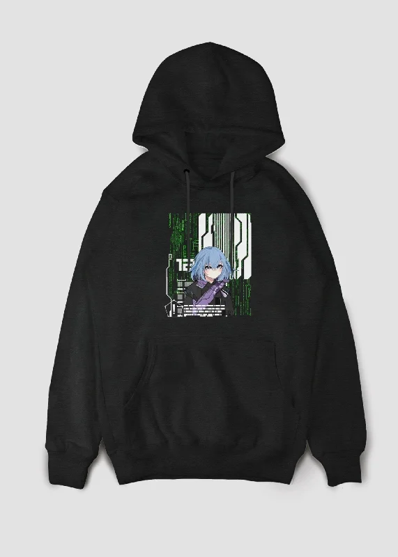 YEAR-End Sale In The Matrix Anime Glitch Hoodie