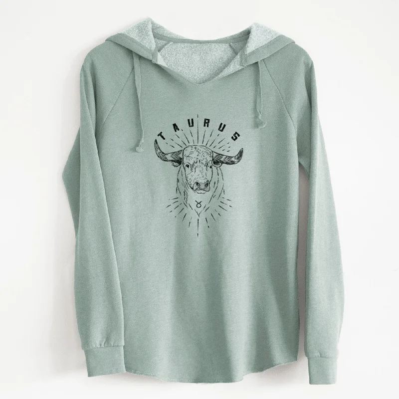 Markdowns Taurus - Bull - Cali Wave Hooded Sweatshirt