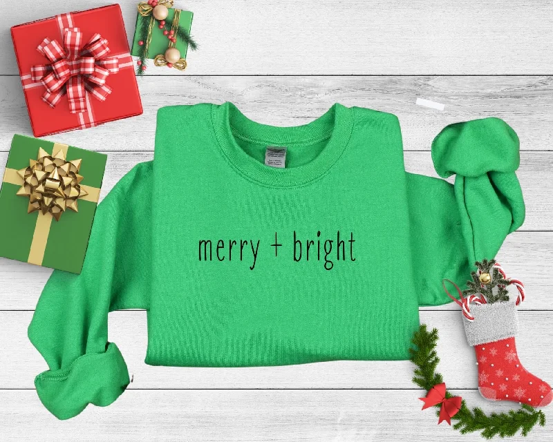 Today’s Deal Merry + Bright Ladies Minimalist Sweatshirt